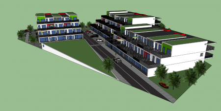 Projet de sénioriale avec son pôle médicale et commerce de proximité (Voiron)